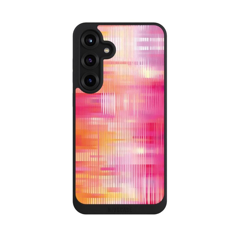 Galaxy S25 + NIVOpure Glitch Rose Orange