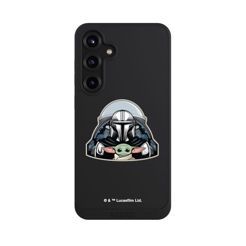 Galaxy S25 + NIVOpure Mando und Grogu Transparent