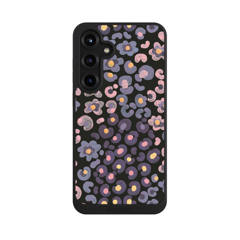 Galaxy S25 + NIVOpure Peau d'animal avec fleurs