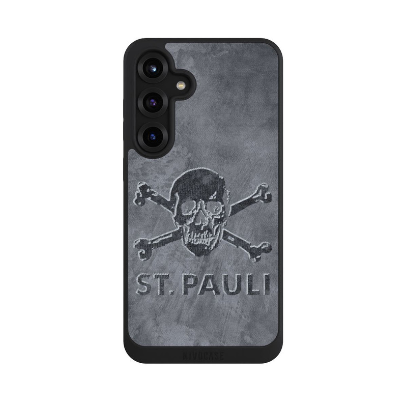 Galaxy S25 + NIVOpure FC St. Pauli Grau Beton