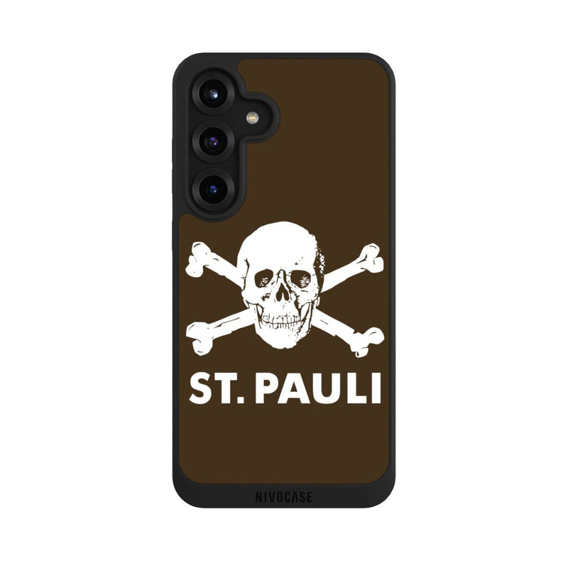 Galaxy S25 + NIVOpure FC St. Pauli Logo Braun