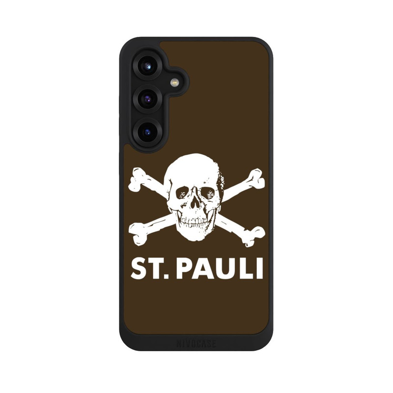 Galaxy S25 + NIVOpure FC St. Pauli Logo Braun