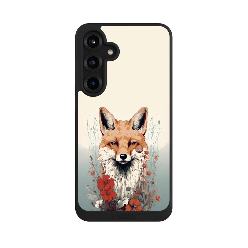 Galaxy S25 + NIVOpure  Fox with Flowers