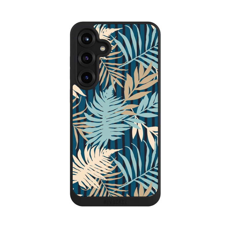 Galaxy S25 + NIVOpure Palm Garden Beige Pattern