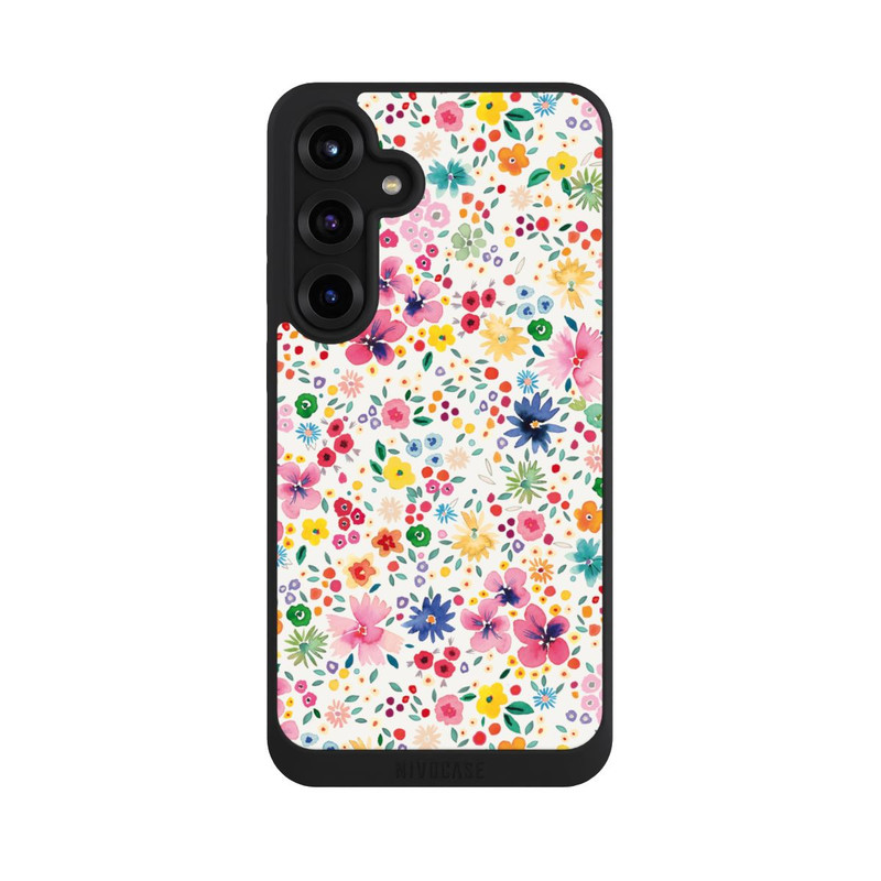 Galaxy S25 + NIVOpure Millefleurs Pink Spring Garden
