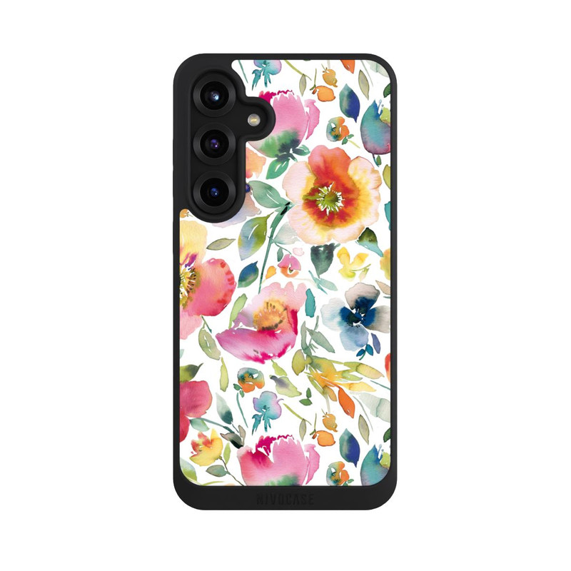 Galaxy S25 + NIVOpure Psychedelic Poppies Multicolor