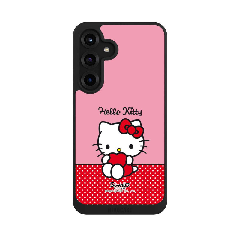 Galaxy S25 + NIVOpure Hello Kitty sitzend mit Herz