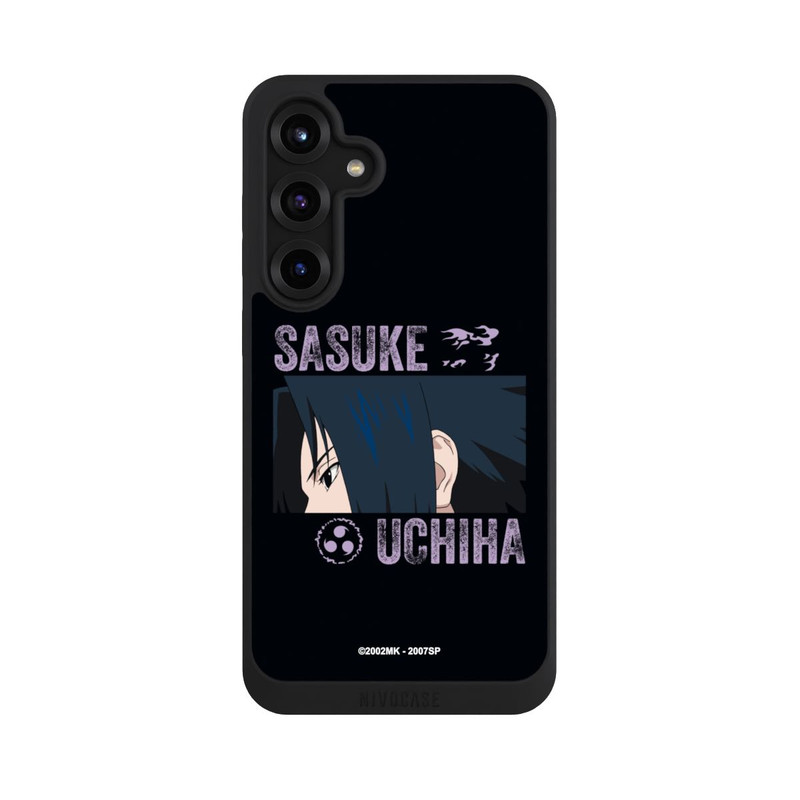 Galaxy S25 + NIVOpure Sasuke Uchiha Gros plan