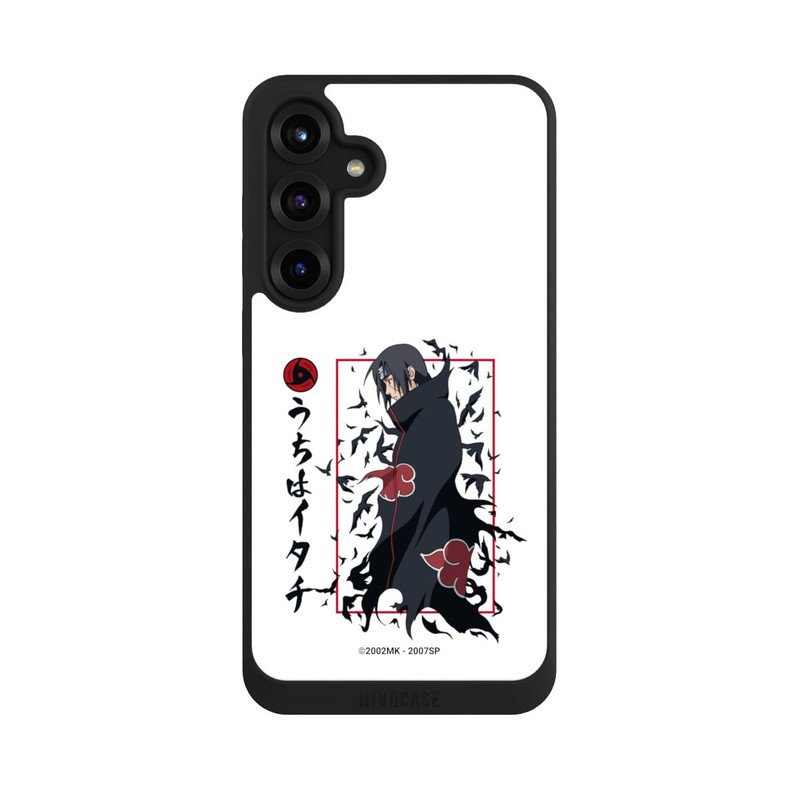 Galaxy S25 + NIVOpure Les corbeaux Itachi blanche