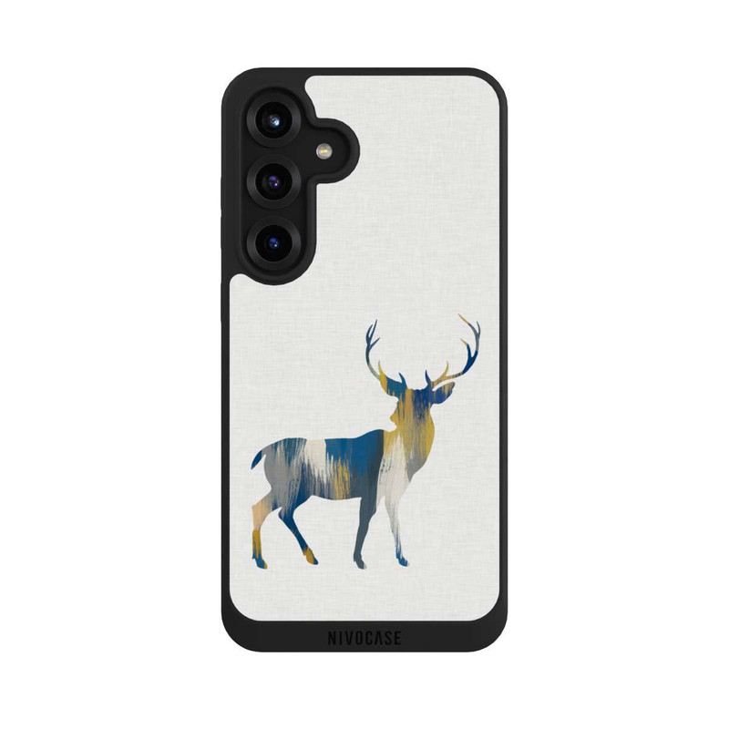 Galaxy S25 + NIVOpure Cerf bleu et jaune