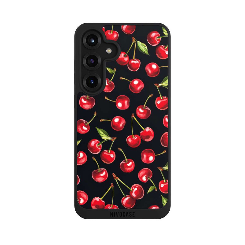Galaxy S25 + NIVOpure Kirschmuster Schwarz mit KI