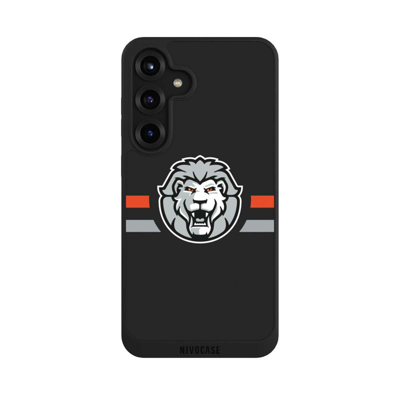 Galaxy S25 + NIVOpure Löwen Logo and Stripes