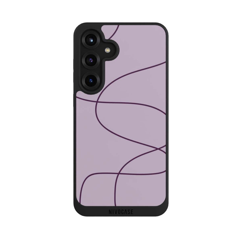 Galaxy S25 + NIVOpure Lila Dünne Linien