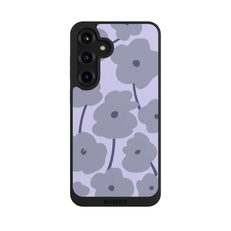 Galaxy S25 + NIVOpure Minimalistic Flowers Lilac