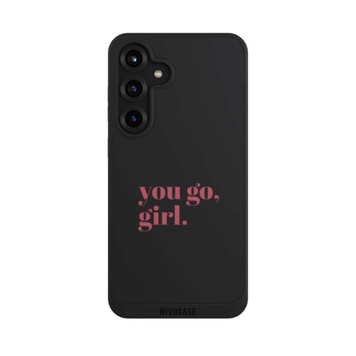 Samsung Galaxy S25+  NIVOpure You Go Girl Rosa Transparent