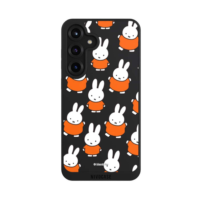 Galaxy S25 + NIVOpure Miffy Pattern Dancing Transparent