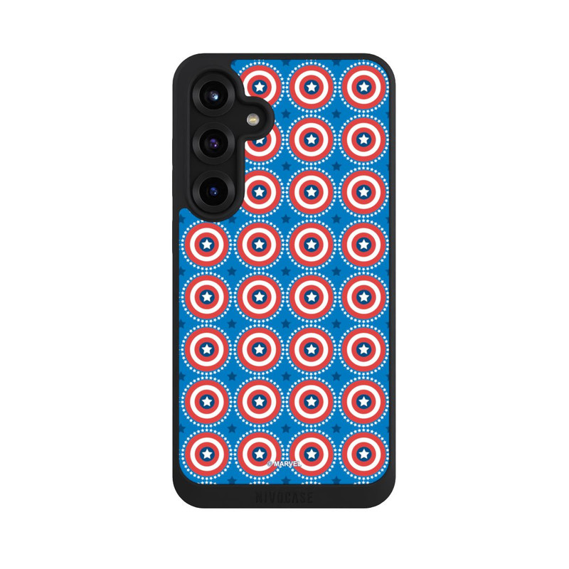 Galaxy S25 + NIVOpure Captain American Shield Pattern