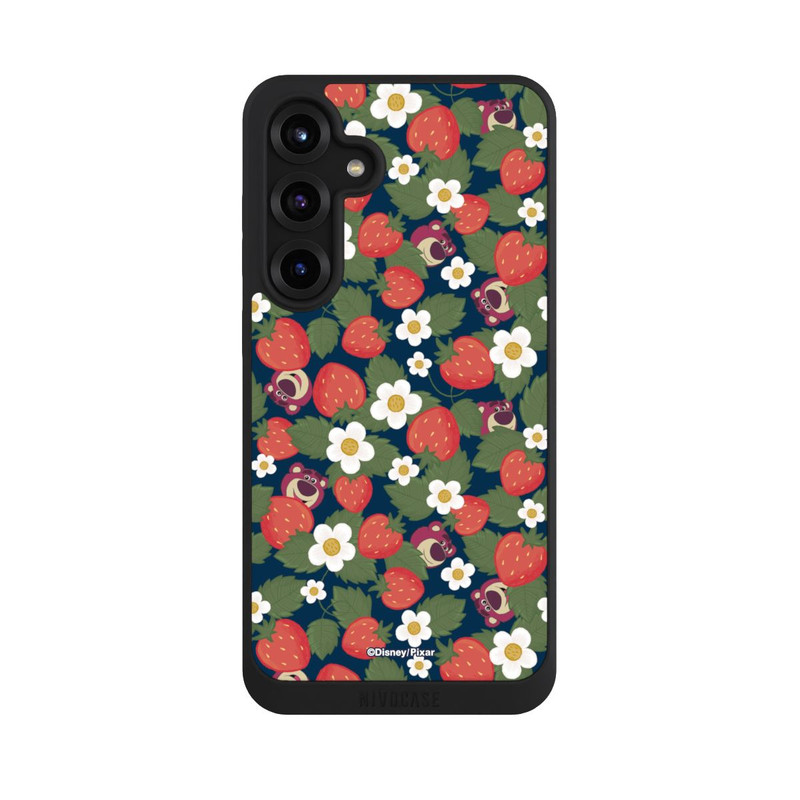 Galaxy S25 + NIVOpure Lotso Toy Story Strawberry Flower Pattern