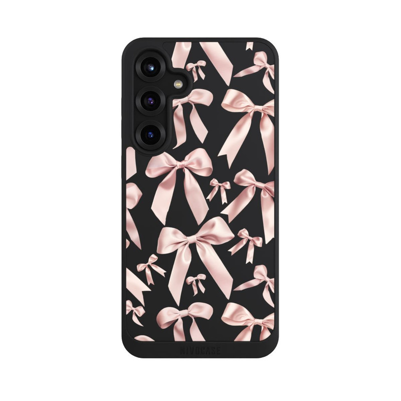 Galaxy S25 + NIVOpure Noeuds en Satin Rose