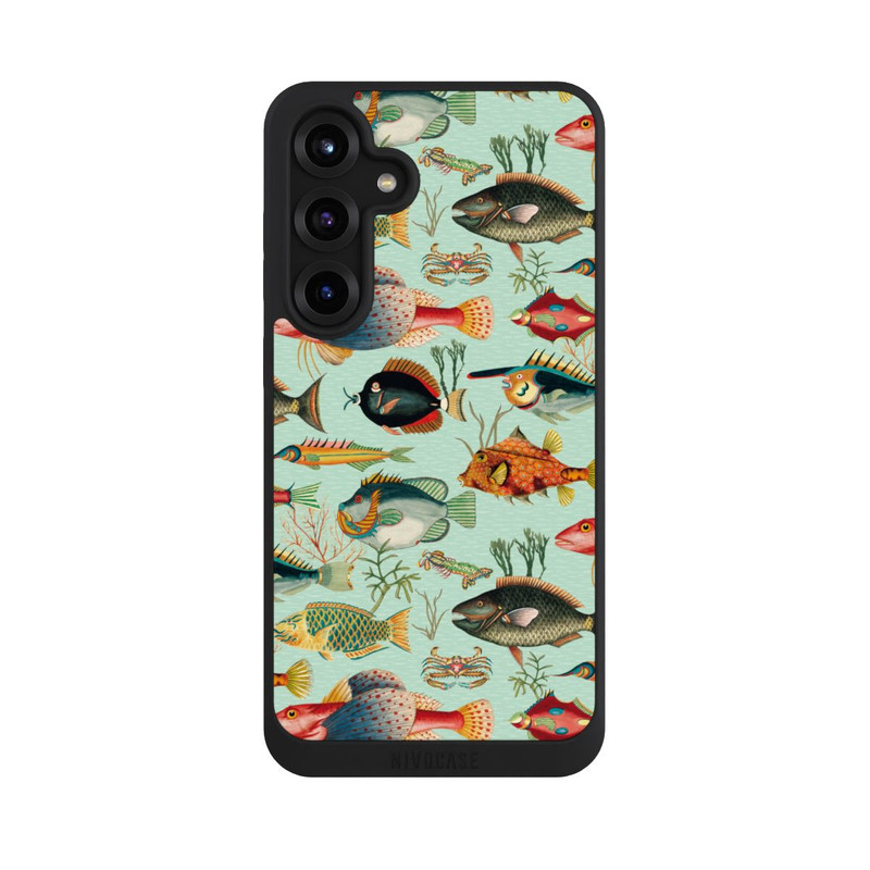 Galaxy S25 + NIVOpure Bunte Fische
