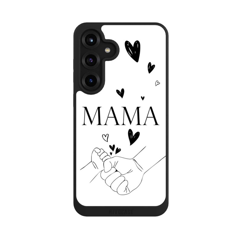 Galaxy S25 + NIVOpure Mothers Day Line Art Hands Black and White