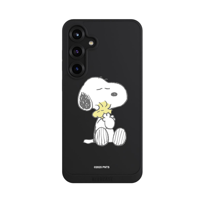 Galaxy S25 + NIVOpure Snoopy And Woodstock Cuddling transparent