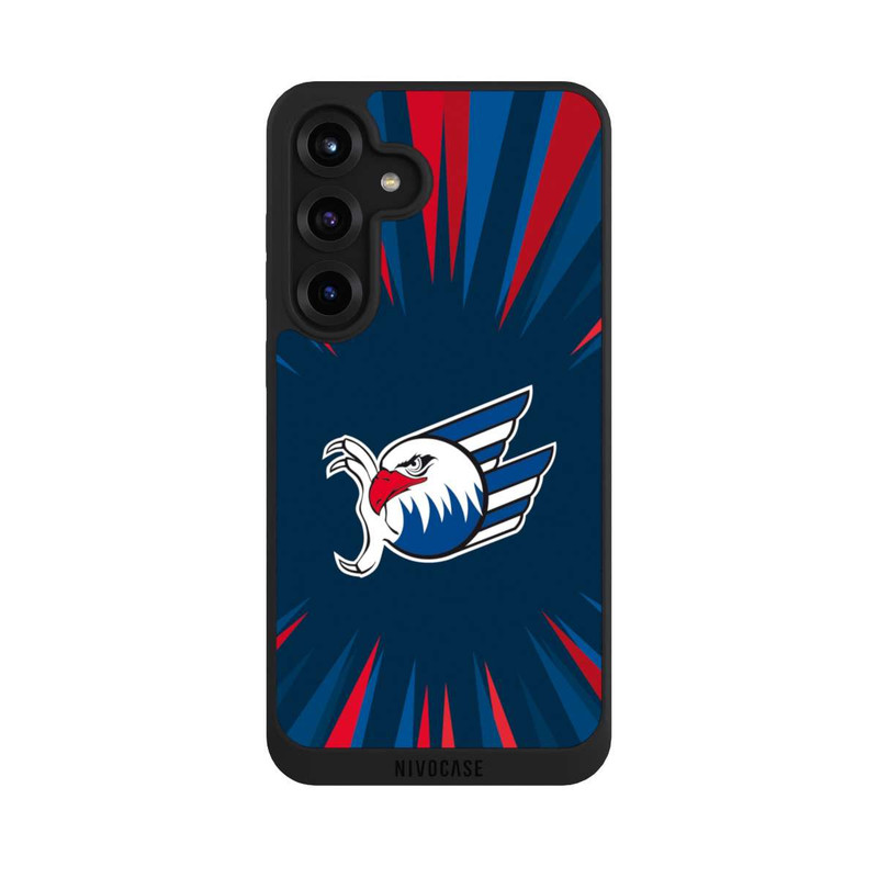 Galaxy S25 + NIVOpure Adler Mannheim Strahlen Blau Rot