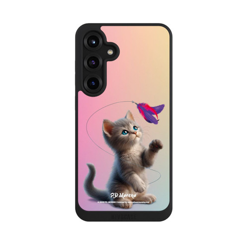 Samsung Galaxy S25+  NIVOpure Playing Cat with Feather