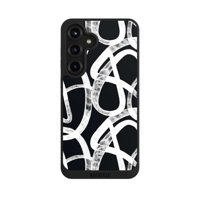 Galaxy S25 + NIVOpure Doodles Black and White
