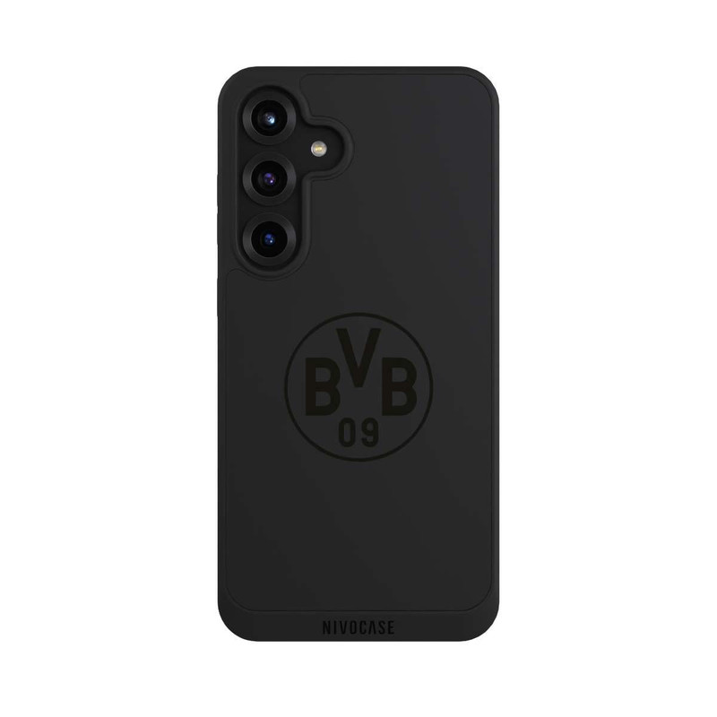 Galaxy S25 + NIVOpure BVB Logo Schwarz Transparent