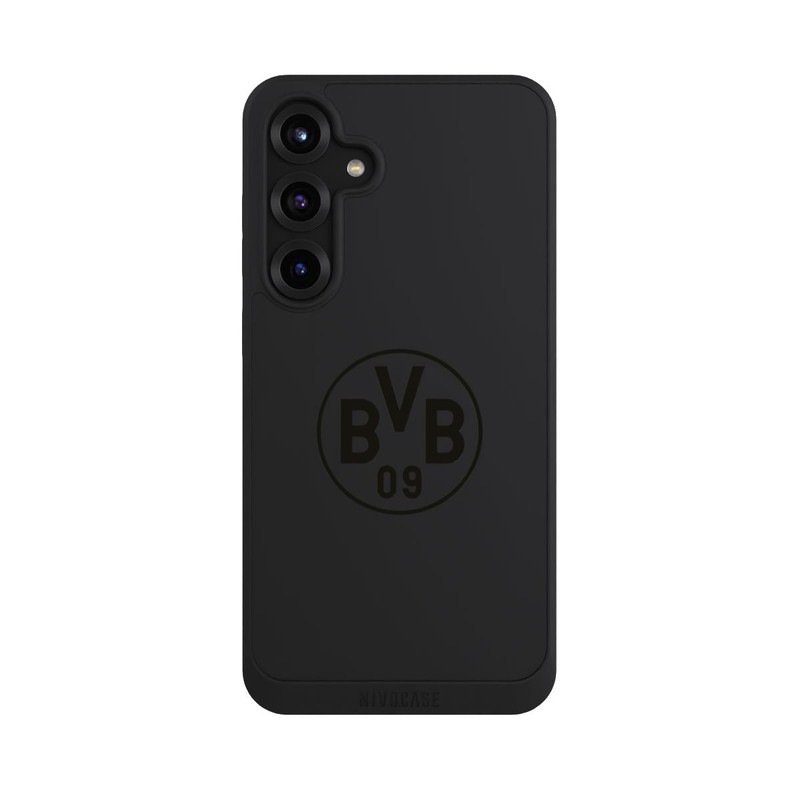 Galaxy S25 + NIVOpure BVB Logo Schwarz Transparent