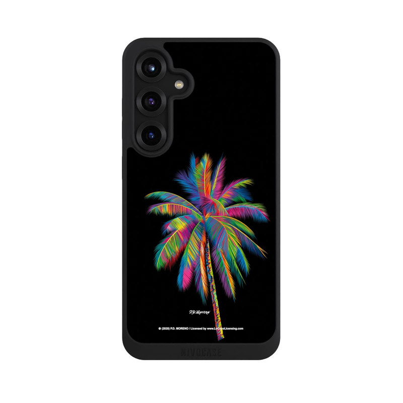 Galaxy S25 + NIVOpure Palmier arc-en-ciel