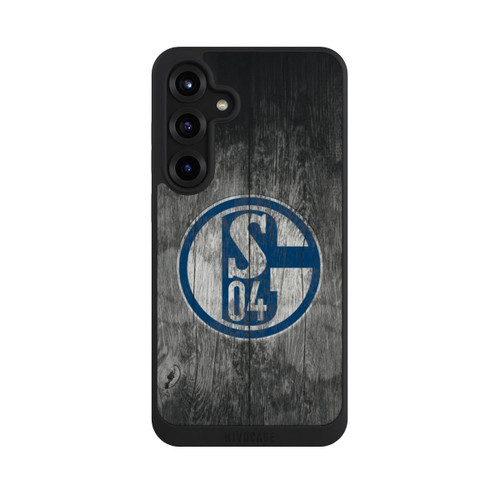Samsung Galaxy S25+  NIVOpure Schalke 04 Holz Look