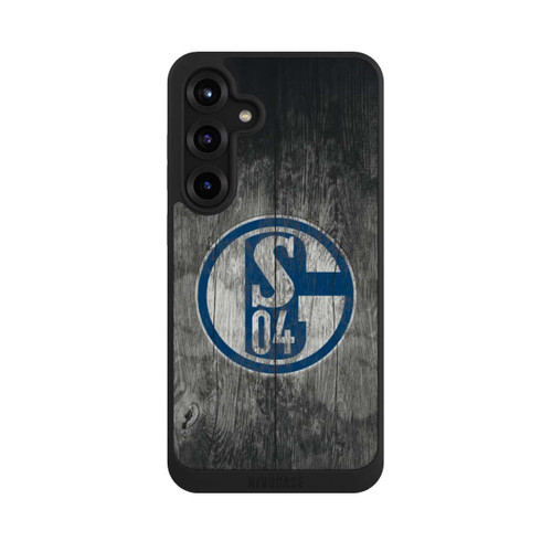 Samsung Galaxy S25+  NIVOpure Schalke 04 Holz Look