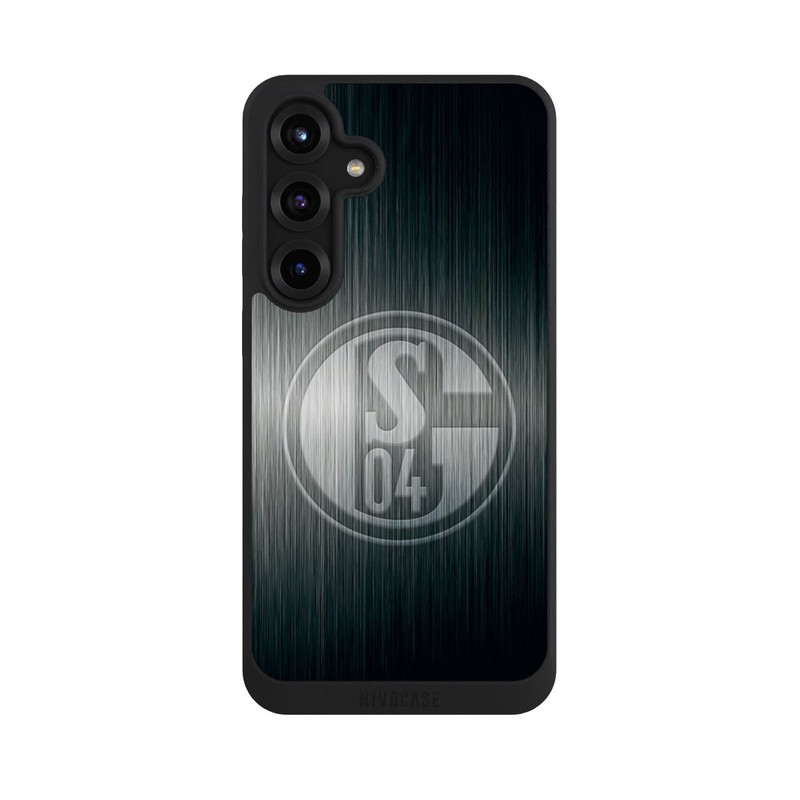 Galaxy S25 + NIVOpure Schalke 04 Metall Look