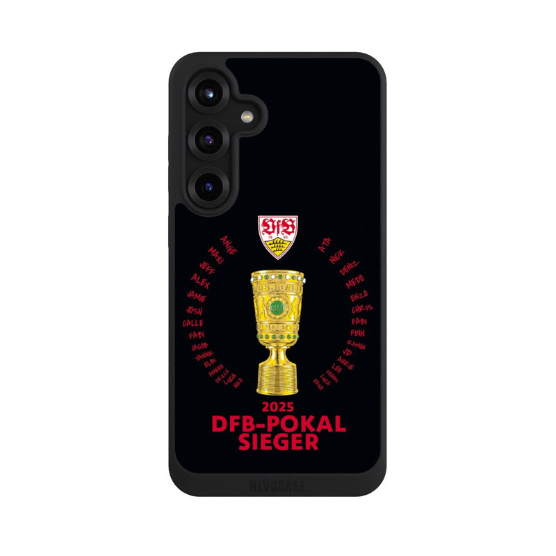 Galaxy S25 + NIVOpure VfB DFB-Pokal Sieger Schwarz
