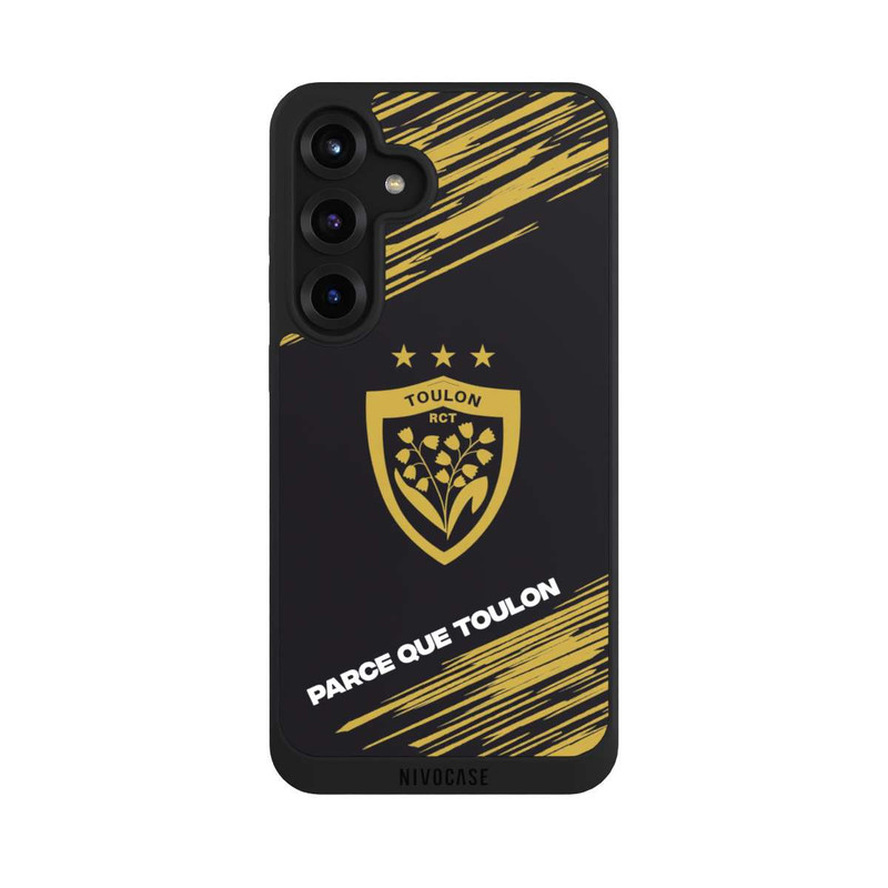 Galaxy S25 + NIVOpure RCT Logo Gold Monochrom