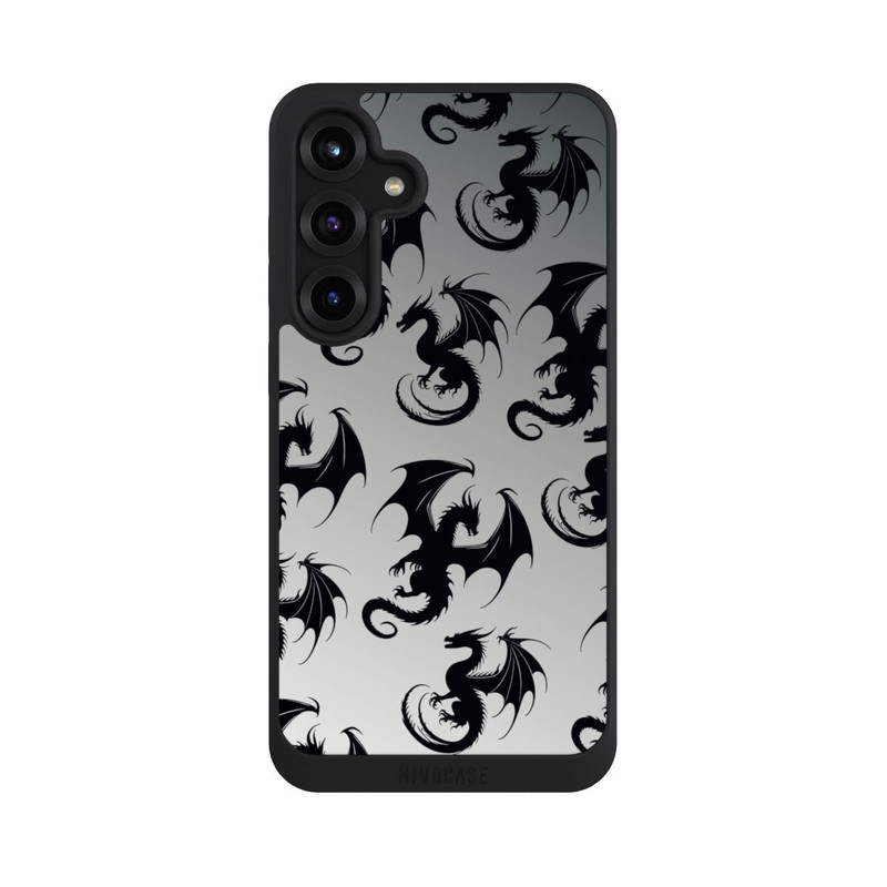 Galaxy S25 + NIVOpure Dragon Pattern Grey