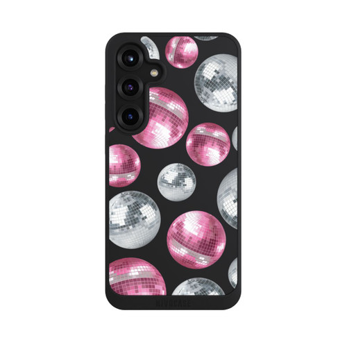 Samsung Galaxy S25+  NIVOpure Discokugel Show Pink Transparent