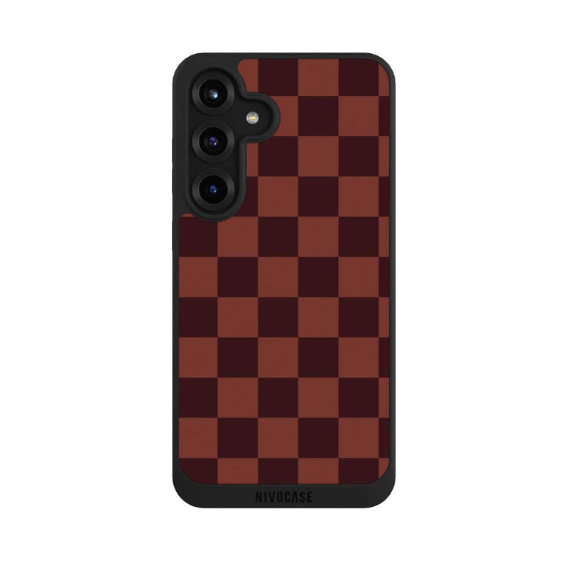 Galaxy S25 + NIVOpure Schachbrett Rot