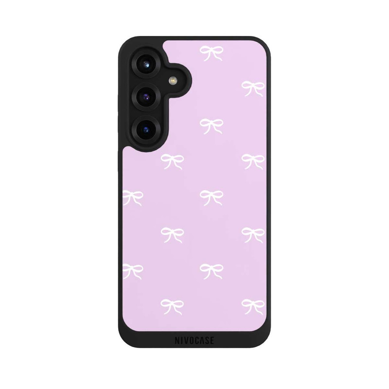 Galaxy S25 + NIVOpure Bow Pattern Lilac