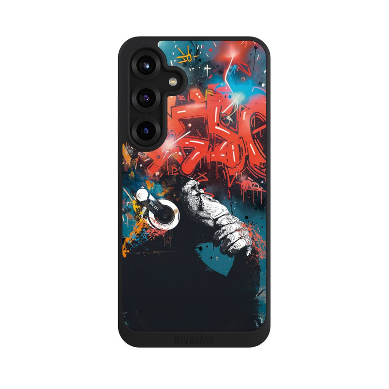 Galaxy S25 + NIVOpure Chimp Stereo Grafitti