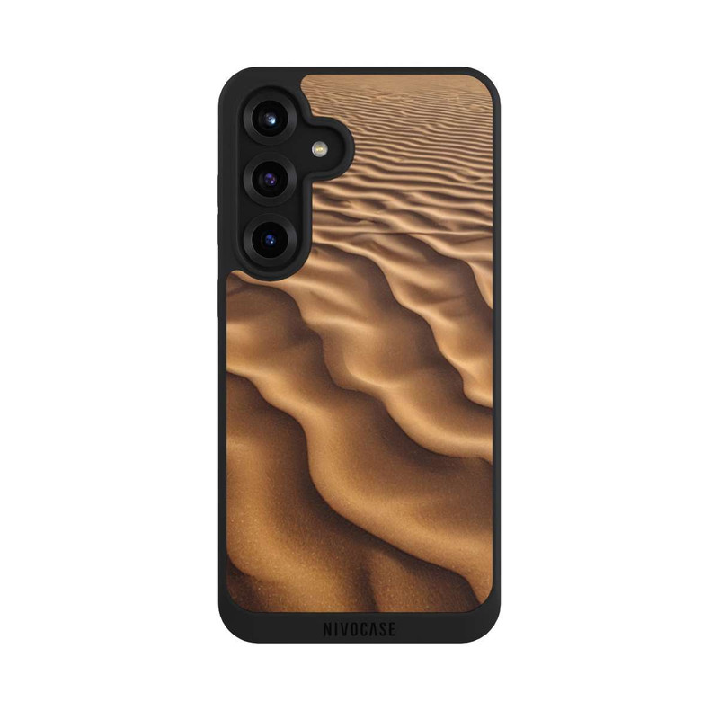 Galaxy S25 + NIVOpure Structure Sable Jaune Moutarde avec AI