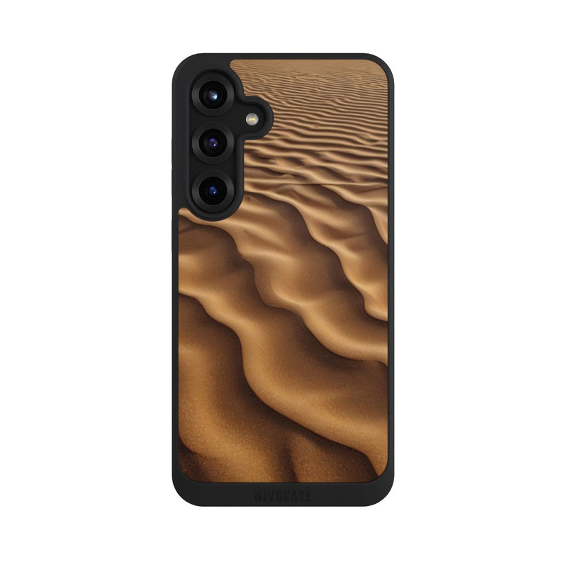 Galaxy S25 + NIVOpure Structure Sable Jaune Moutarde avec AI