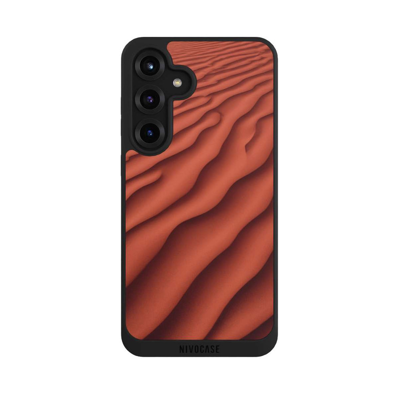 Galaxy S25 + NIVOpure Structure de sable rouge avec AI