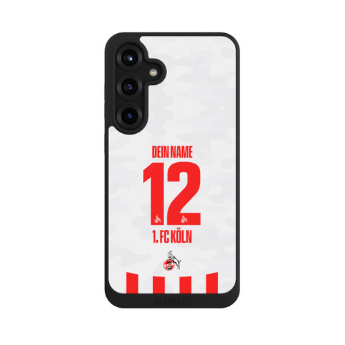 Samsung Galaxy S25+  NIVOpure 1. FC Köln Trikot Personalisierbar 25-26