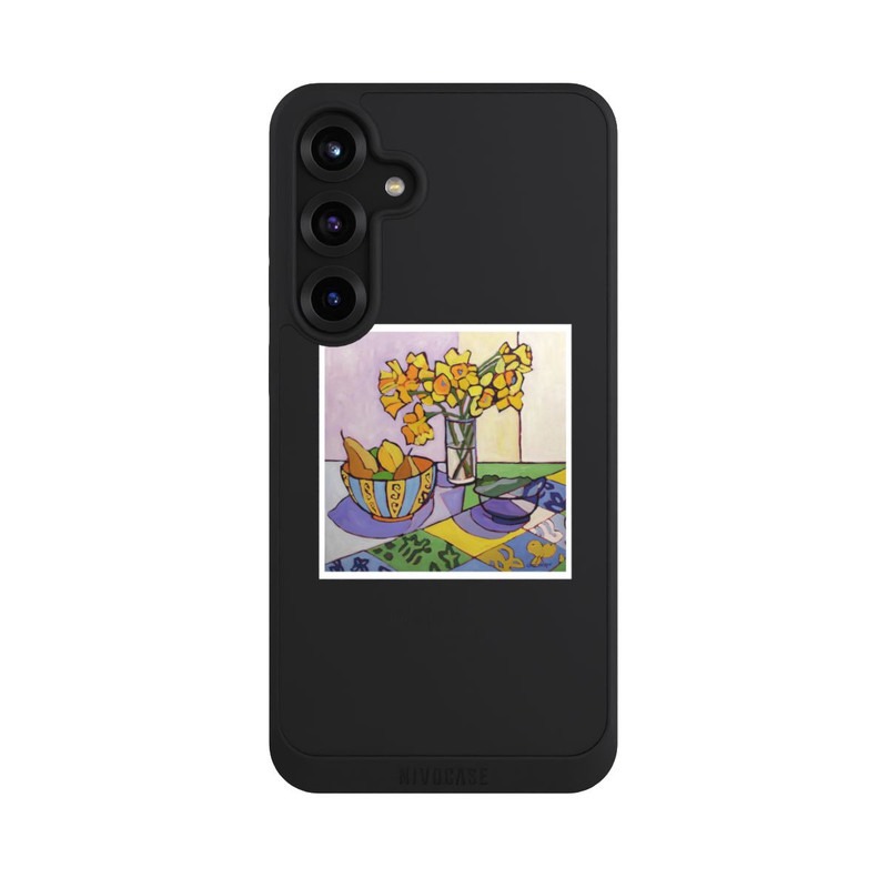Galaxy S25 + NIVOpure Daffodil Patchwork, 2023, by Catherine J Martzloff