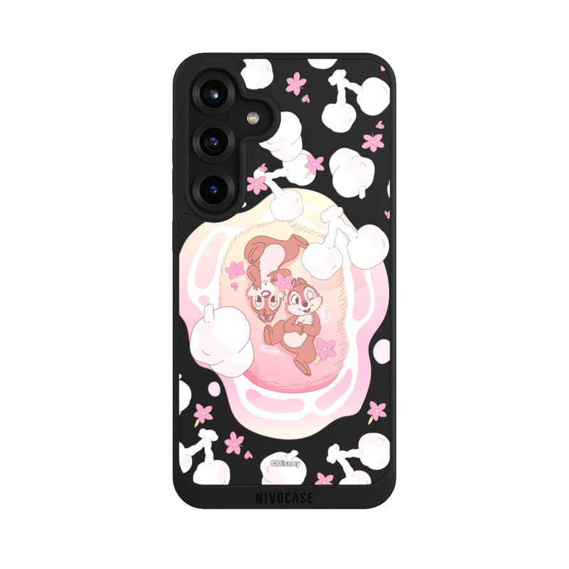Galaxy S25 + NIVOpure Chip and Dale Pink Transparent