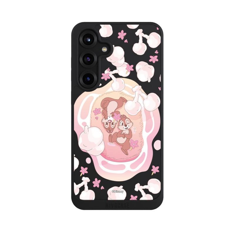 Galaxy S25 + NIVOpure Chip and Dale Pink Transparent