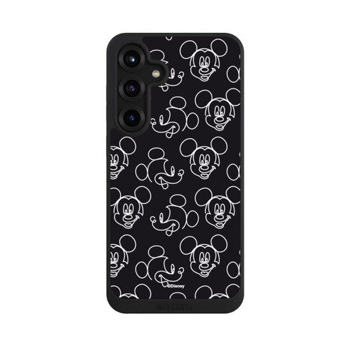 Samsung Galaxy S25+  NIVOpure Disney Mickey Muster Schwarz